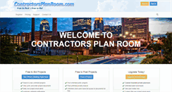 Desktop Screenshot of contractorsplanroom.com